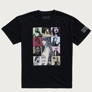 Taylor Swift Black Graphic Tee - Short Sleeve